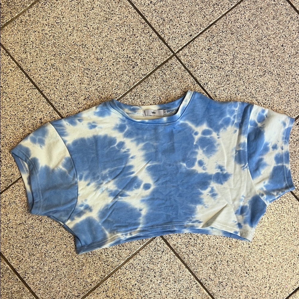 Adika Sky Blue Tie-Dye Tee